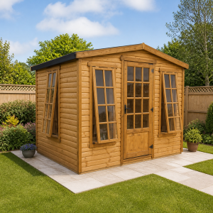 The Highgrove 8' x 8' Log Lap Summerhouse