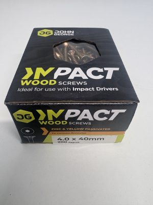 4.0mm x 40mm Impact Professional Woodscrews