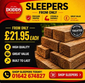 2.4m x 195 x 95mm Pressure Treated Sleeper