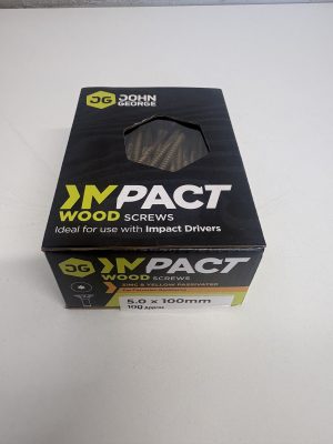 5.0mm x 100mm Impact Professional Woodscrews