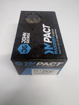 7.5 x 152mm Impact Masonry Screws