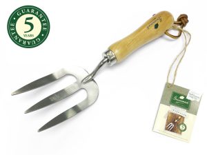 Greenman Stainless Steel Weed Fork with Ash Handle
