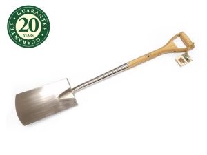 Greenman Stainless Steel Digging Spade (18cm Blade) with Ash Handle