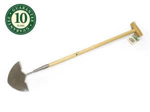 Greenman Stainless Steel Lawn Edging Iron with Ash Handle