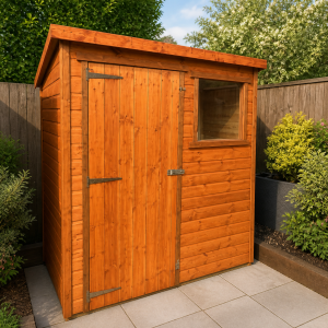 Pent Roof 6' x 6' Shiplap Shed – Delivered & Installed