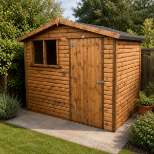 Rosedale 8' x 6' Log Lap Shed – Delivered & Installed